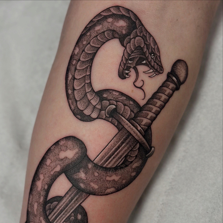 Black and Grey tattoo