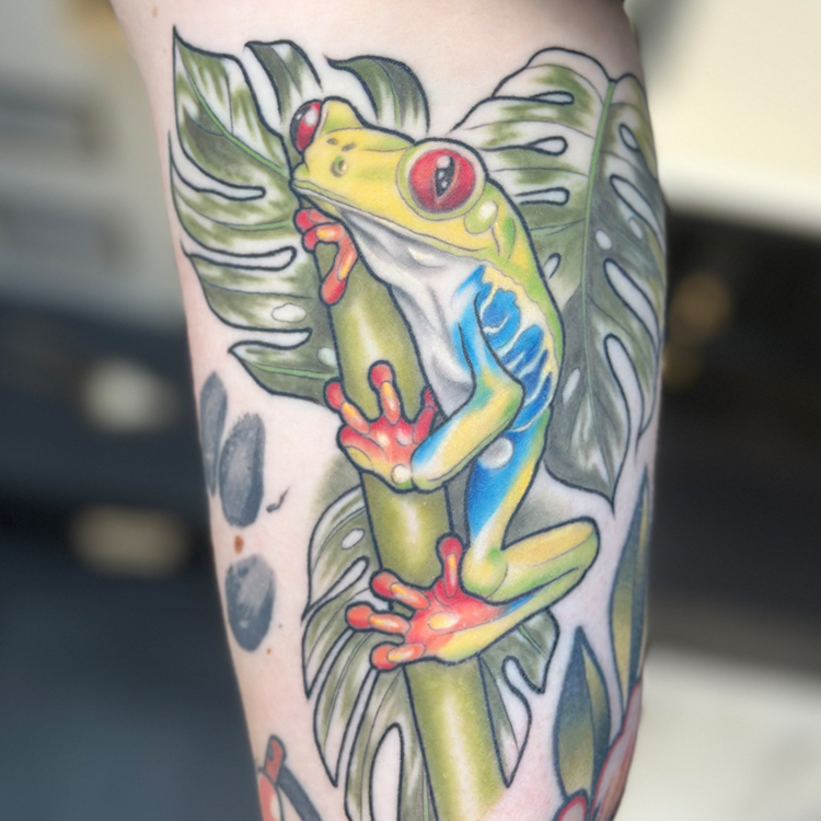 Healed tattoos