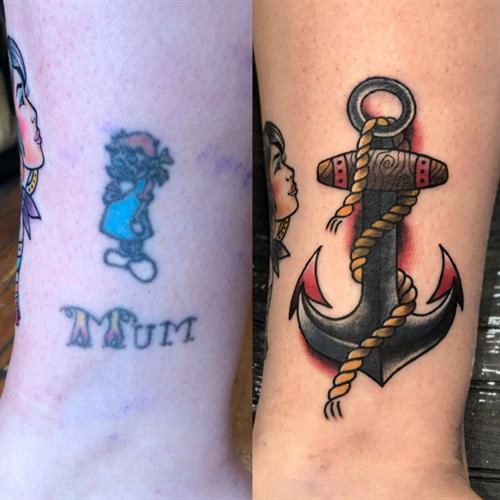 Cover up tattoo