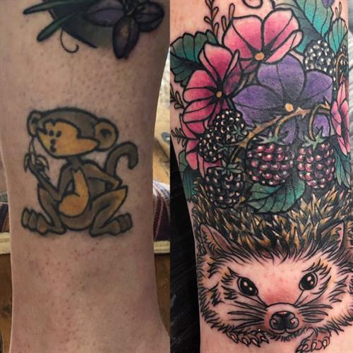 Cover up tattoo