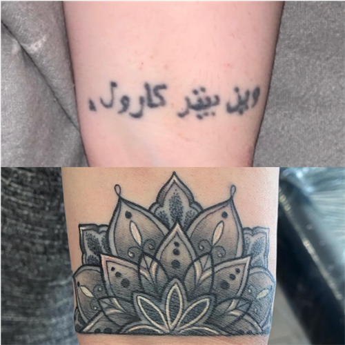 Cover up tattoo