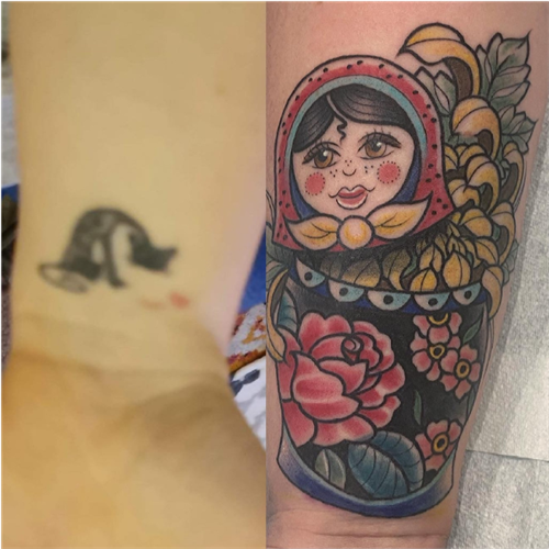 Cover up tattoo