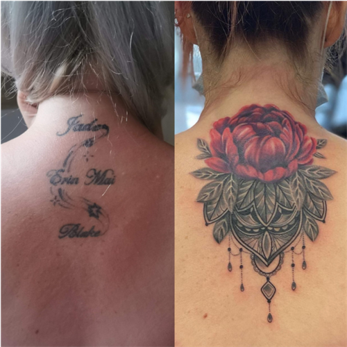 Cover up tattoo