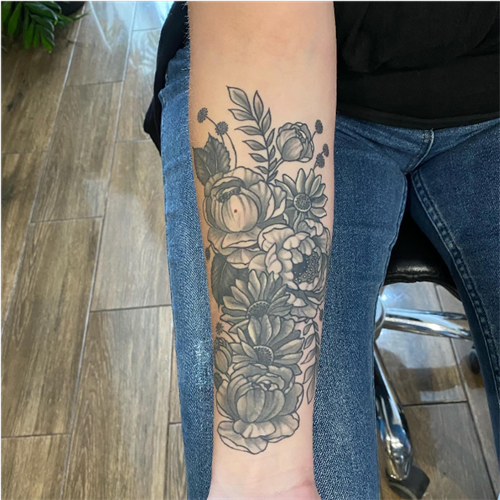 healed floral cover up