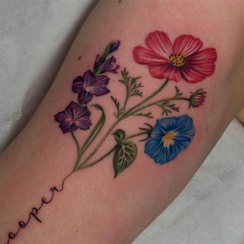 Floral birth flower