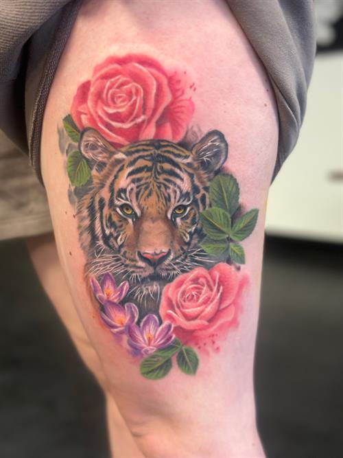 Floral tiger