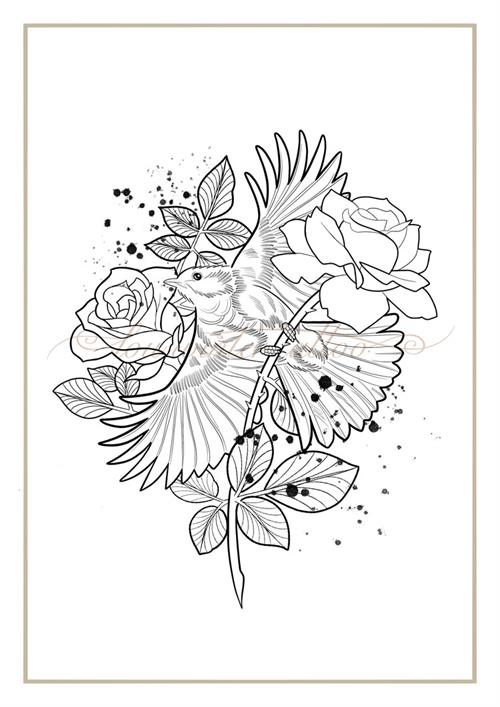 Lou Winter tattoo design