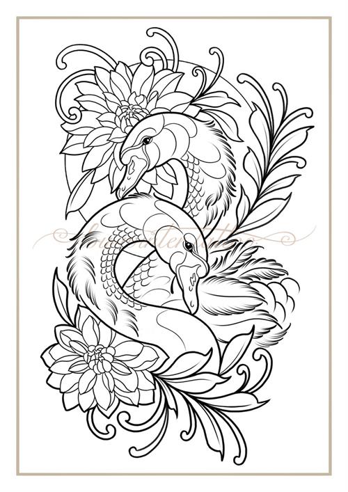 Lou Winter tattoo design