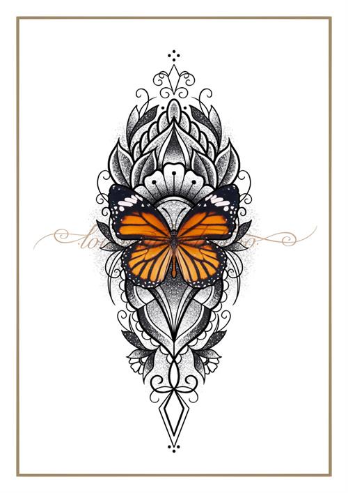 Lou Winter tattoo design